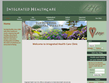 Tablet Screenshot of integratedhealthcareclinic.com